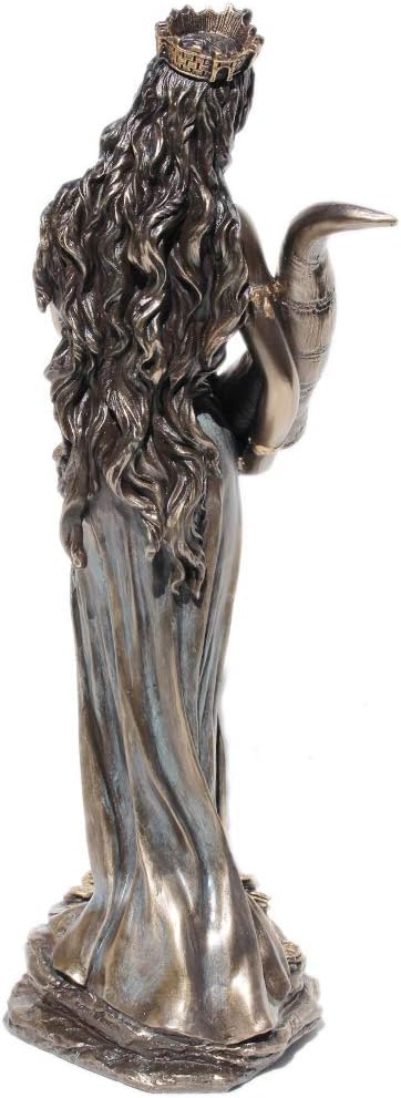 1138 Inch Greek Goddess Fortuna Cold Cast Bronze Figurine