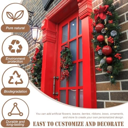 Grapevine Teardrop Swag Base 2 Pack for DIY Decor
