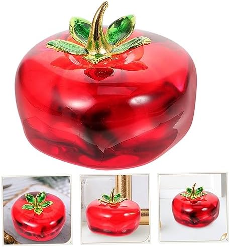 Zerodeko Crystal Strawberry Persimmon Desktop Ornament