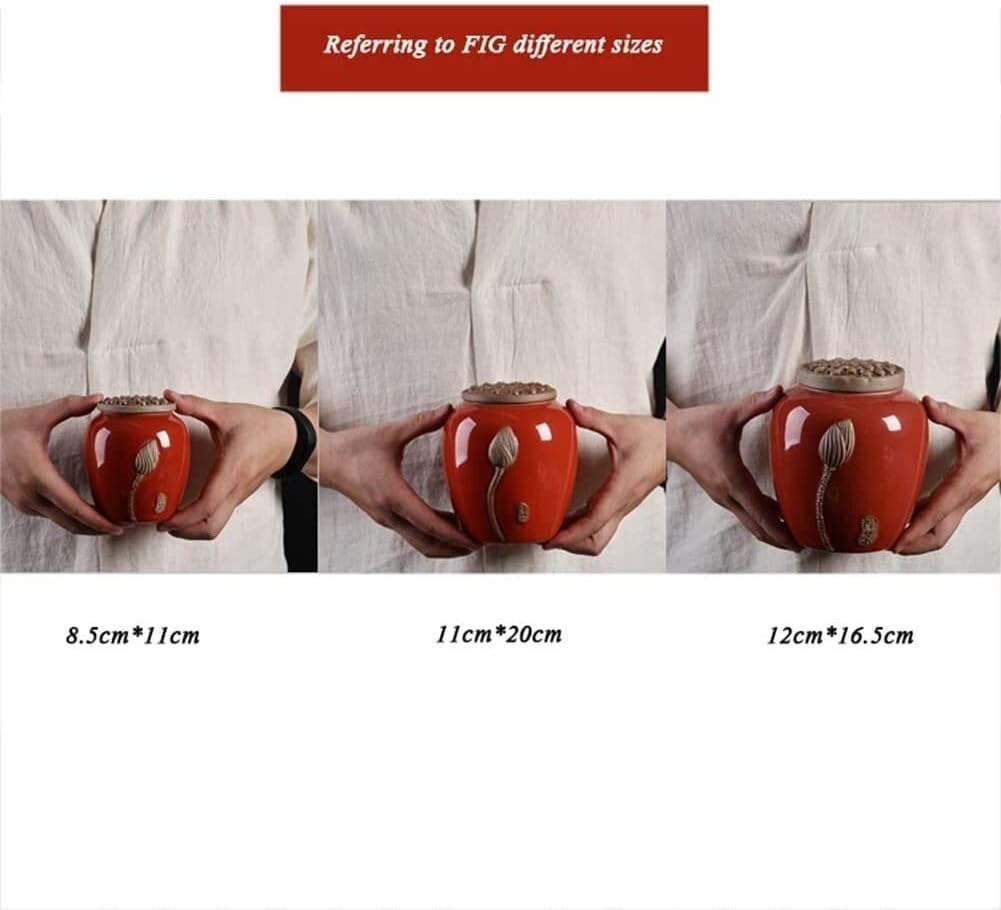 EliteBloom Classic Cremation Urns Ceramic Decorative Urns H-11cm