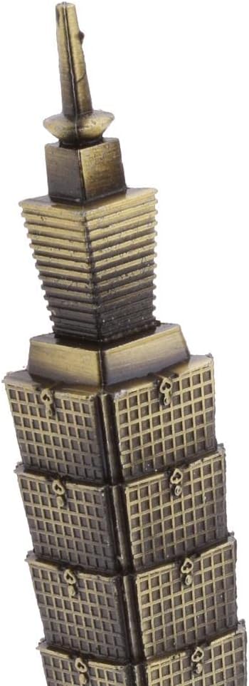 MERIGLARE Alloy Taipei 101 Tower Figurine Statue Decor Gift
