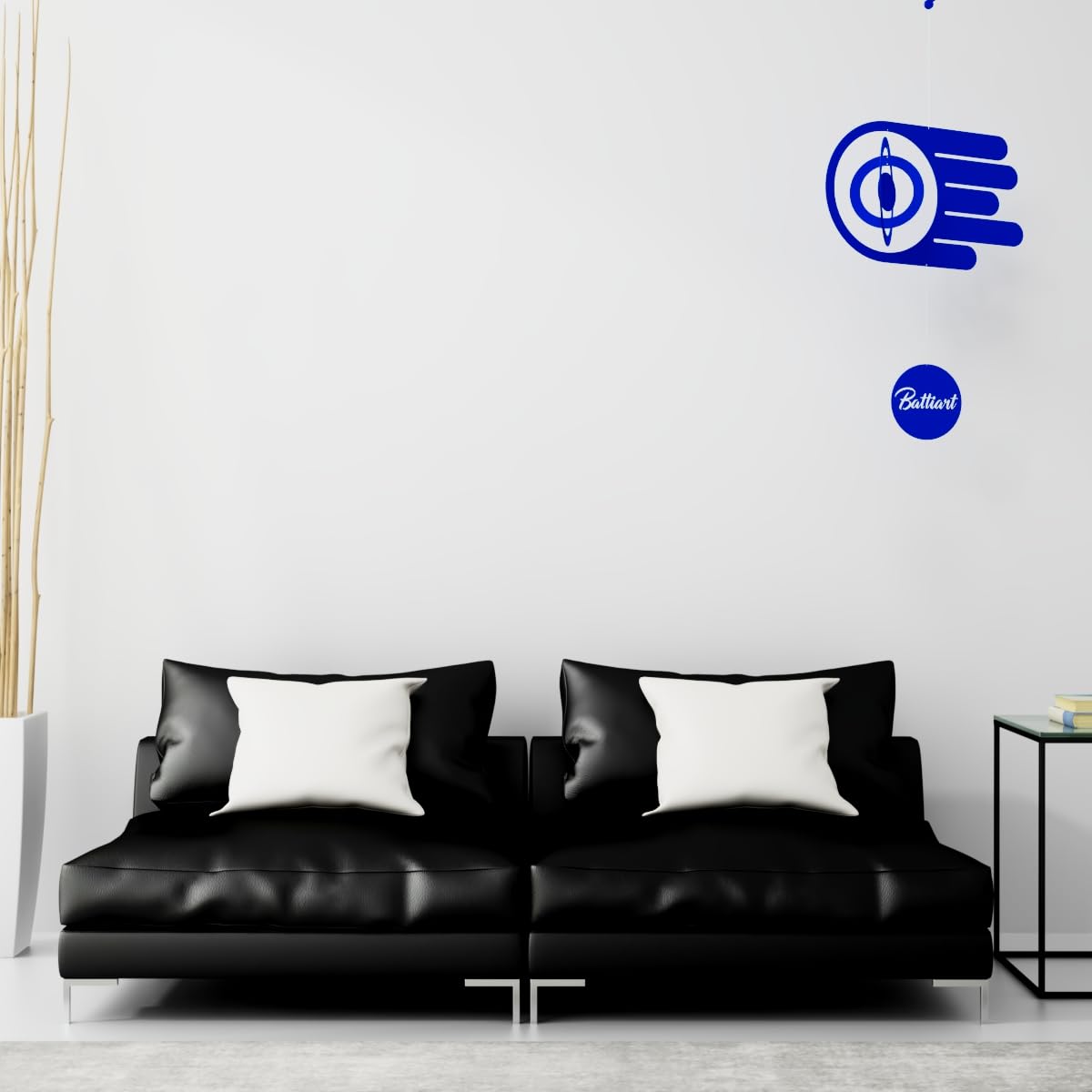 Comet with Circles Hanging Mobile Decor for Modern Spaces