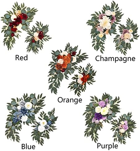 Wedding Arch Flowers Rustic Artificial Floral Swag