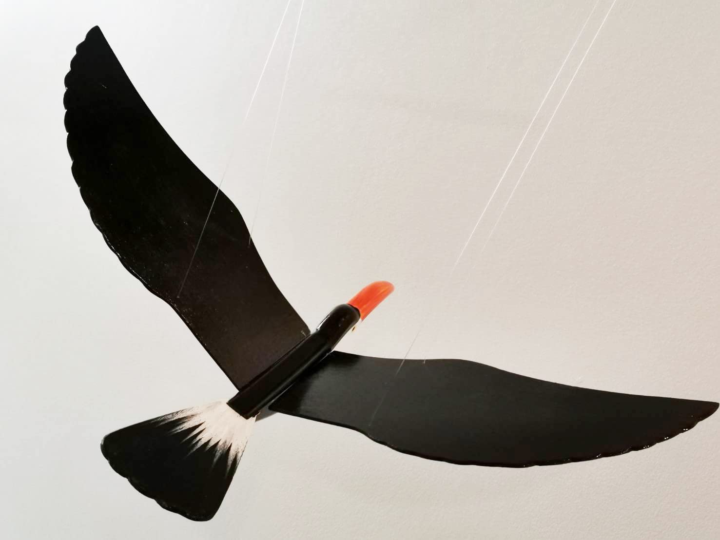WitnyStore Wooden Flapping Wing Toucan Mobile 24 Inch Decor