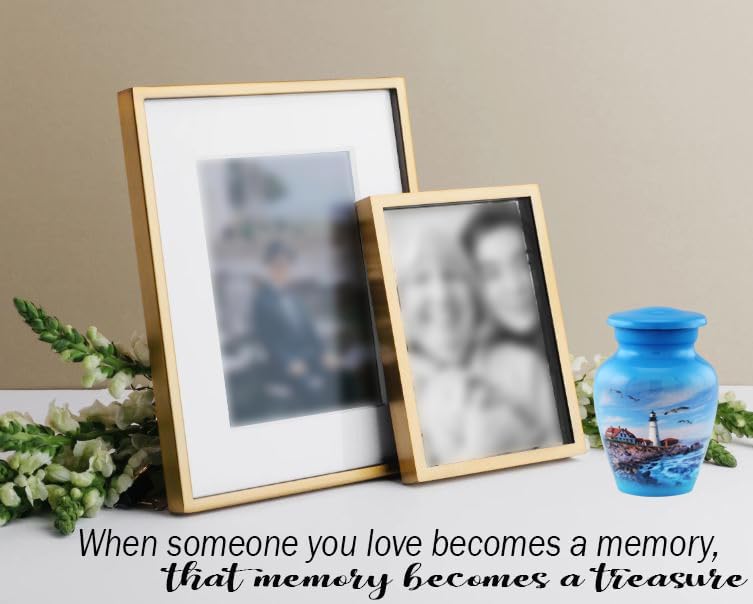 Lighthouse Keepsake Urn for Ashes and Memories