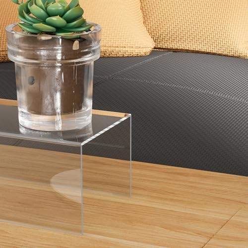 3pcs Square Acrylic Display Risers for Collectibles and Decor