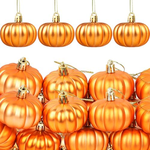 12 Pcs Pumpkin Hanging Ornaments Fall Decor