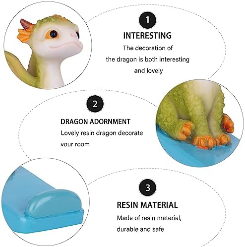 Mini Dragon Figurine Resin Home Decor Ornament