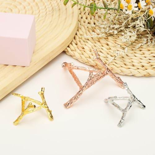 Uxcell Rose Gold Crystal Ball Display Stand