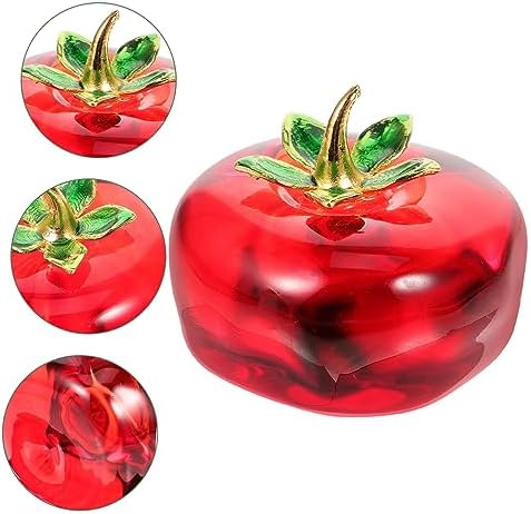Zerodeko Crystal Strawberry Persimmon Desktop Ornament