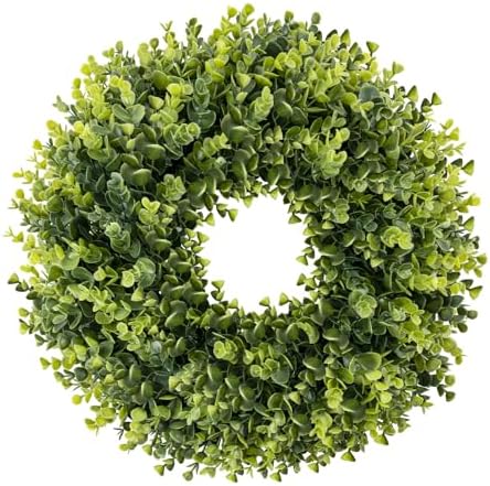 Boxwoods Door Wreath 16-18 inches All Season Decor