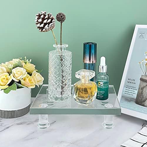 Bigfety Clear Acrylic Riser Stand for Bathroom Kitchen