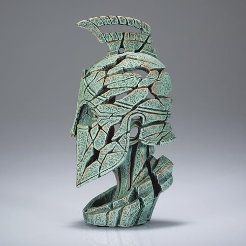 Enesco Edge Sculpture Spartan Warrior Figurine 724 Inch Green