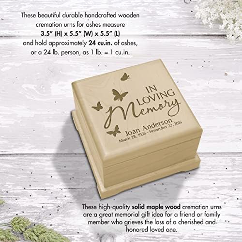 LifeSong Milestones Small Wooden Urns for Ashes