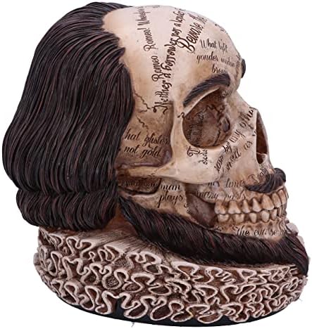Shakespeare Legacy Skull Figurine 16cm Resin