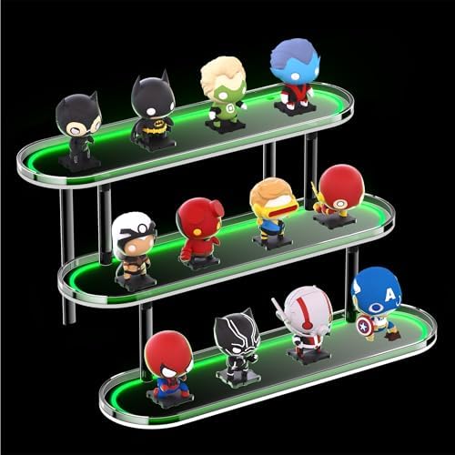 Glowing Acrylic Riser Display Shelf for Funko-POP Figures