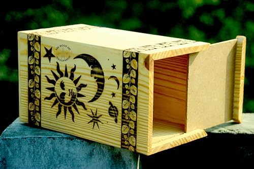 Sun Moon Star Urn for Human Ashes Royal Night Design