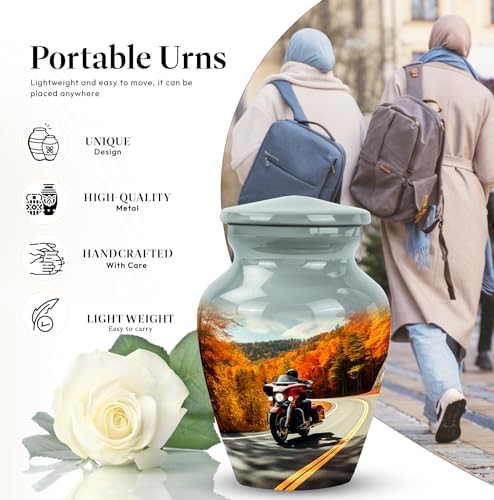 Karyliz Motorcycle Urn - 3 Inch Small Cremation Keepsake