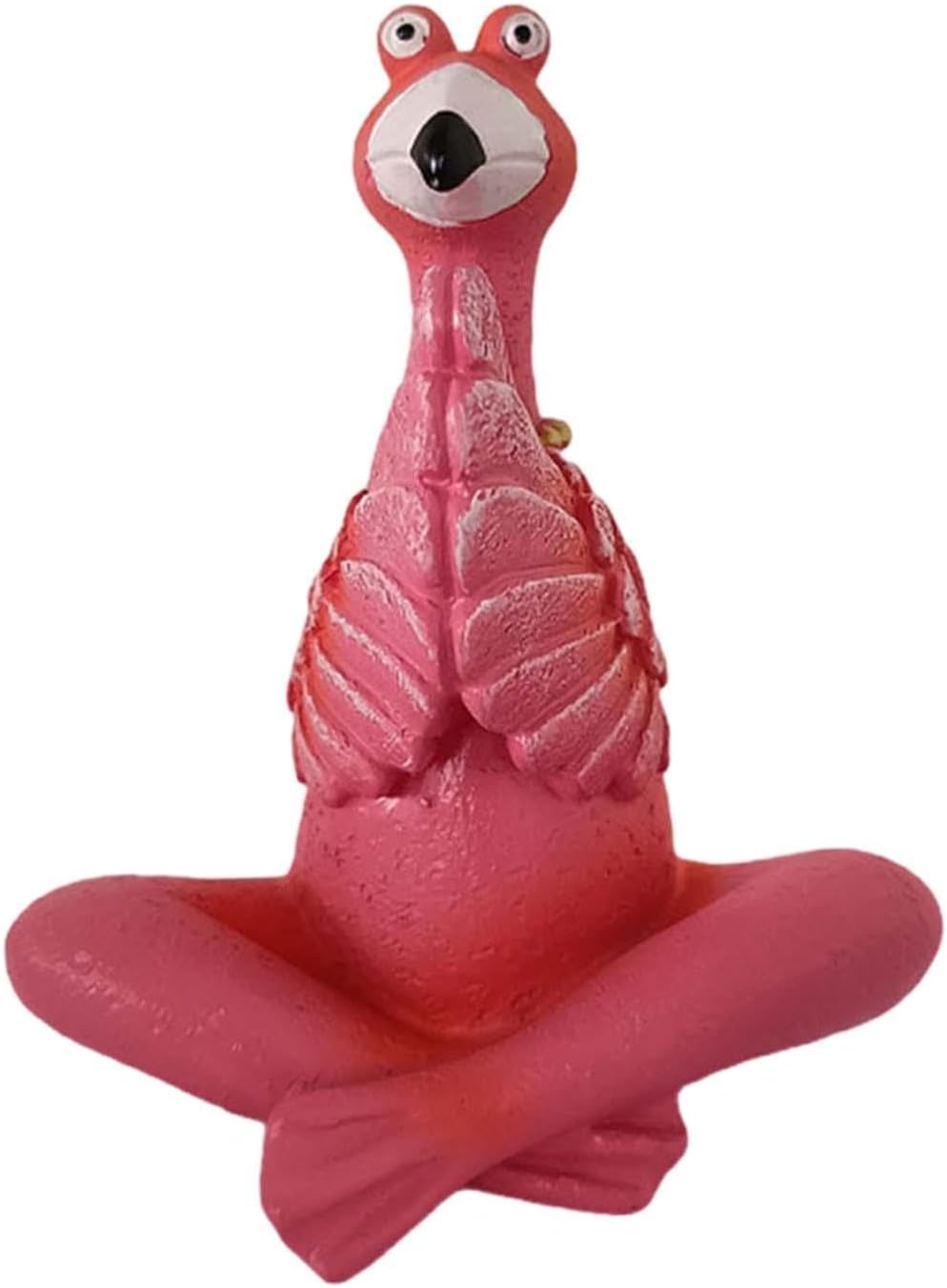 Fenteer Flamingo Figurine Decorative Garden Statue