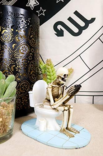 Ebros Eternal Afterlife Constipated Skeleton Figurine