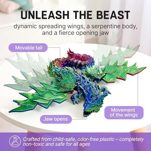 VOSKO CyberDragon 12 Inch Collectible Sculpture
