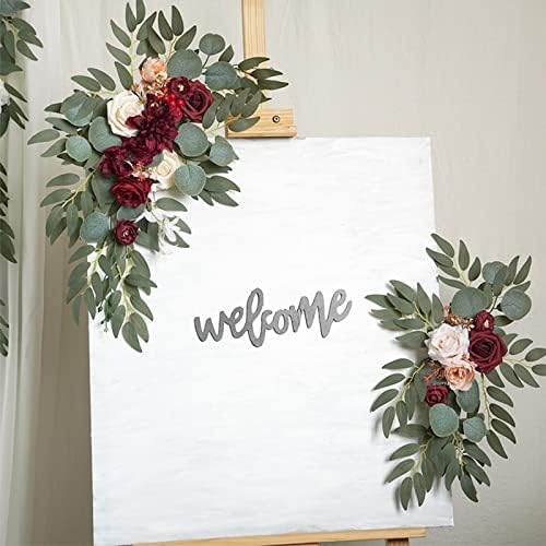 Wedding Arch Flowers Rustic Artificial Floral Swag