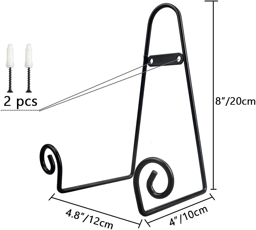 YY YEARCHY Wall Mounted Plate Display Stand Holder