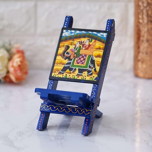 Anna Craft Handcrafted Wooden Mobile Stand Chair