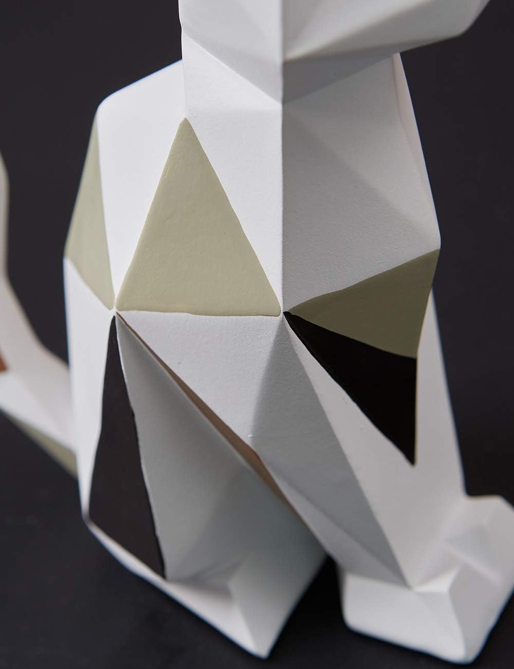 HAUCOZE Modern Geometric Cat Sculpture Statue 73 Inch