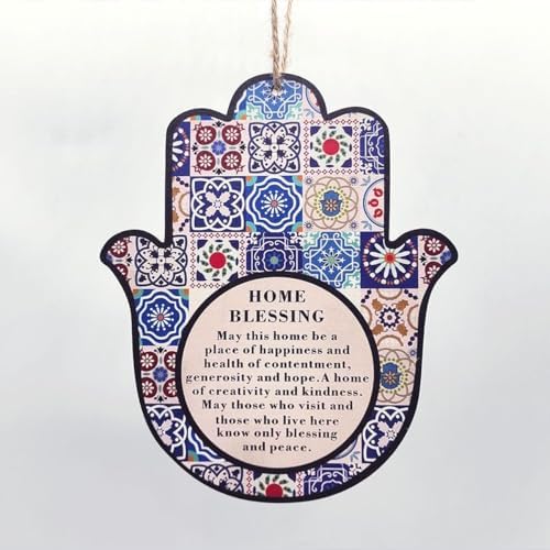 ArancioneandQ Hamsa Hand Wall Decor 71 Inch