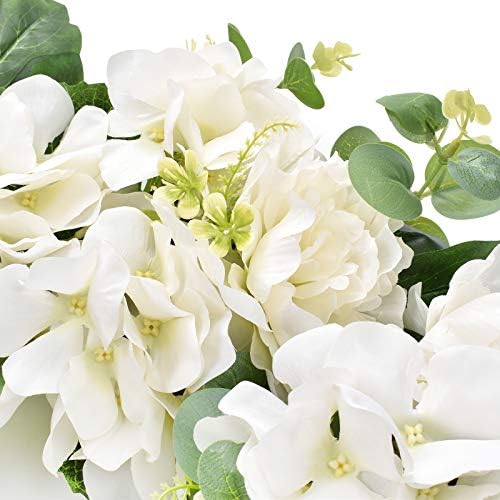 I-GURU Seasonal Door Wreath with Hydrangeas and Peonies