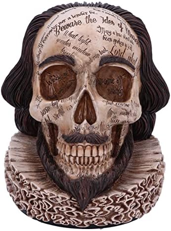 Shakespeare Legacy Skull Figurine 16cm Resin