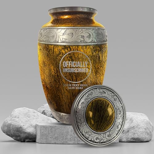Personalized Cremation Urn with Name Tech Design