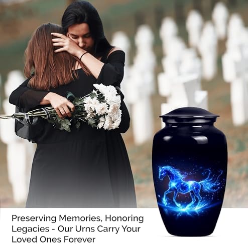 Horse Urn - 10 Inch Cremation Urn for Human Ashes