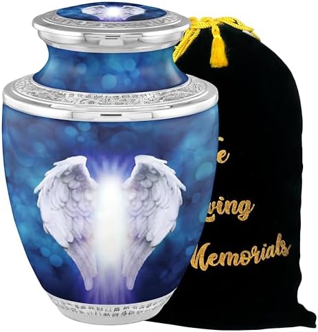 Angel Wings Cremation Urns for Adult Ashes - Handcrafted Elegance