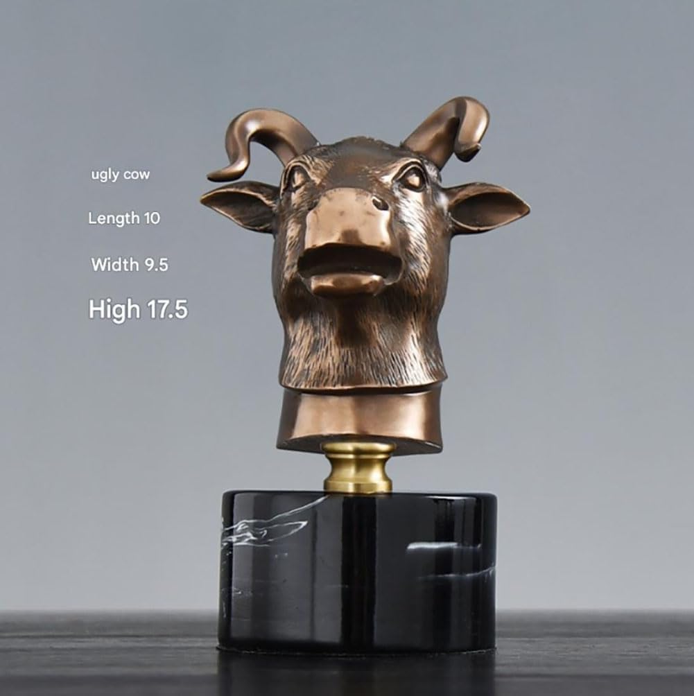 Chinese Zodiac Animal Head Sculptures with Bronze Finish and Marble Base 1