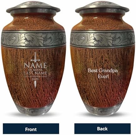 Personalized Adult Cremation Urn with Name Humorous Throne Design