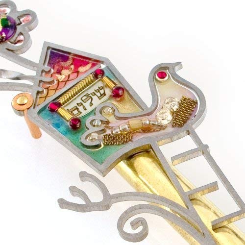 Seeka Peace Dove Treehouse Mezuzah - M0257