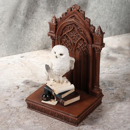 Veronese Design 9 58 Inch Snowy Owl of Wisdom Resin Figurine