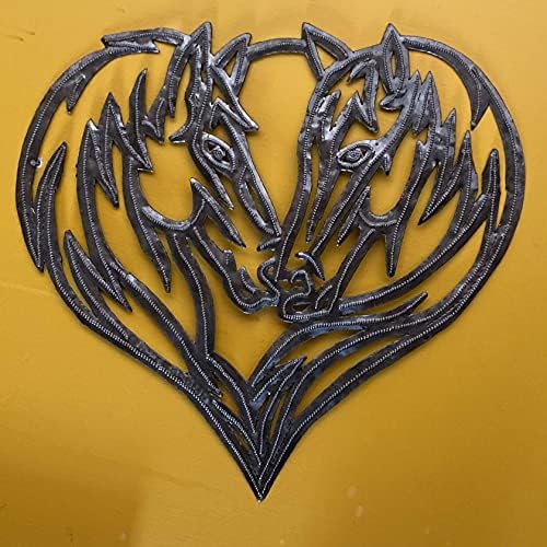 Horse Family Wall Hanging Metal Art by Its Cactus