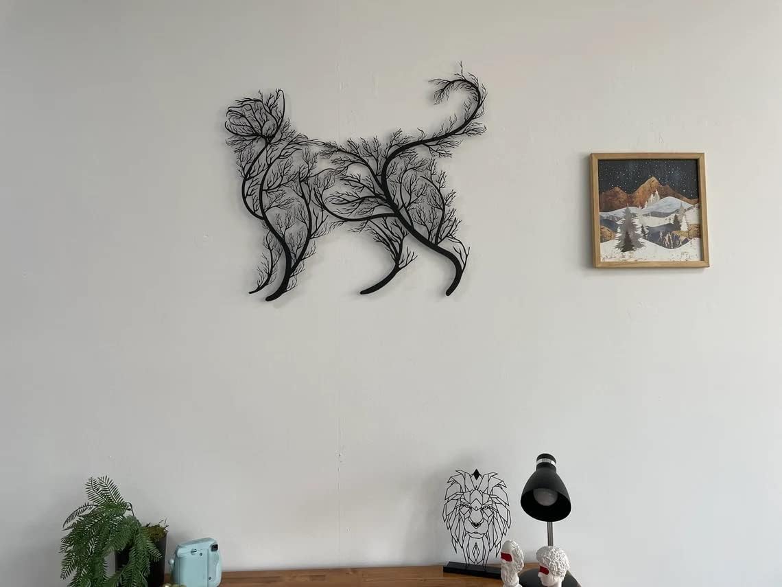 DEKADRON Tree Cat Wall Sculpture 39 x 34