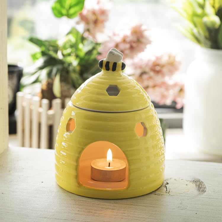 Ebros Gift Bumblebee Hive Ceramic Oil Warmer
