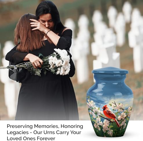 YATSKIA Cardinal Bird 3 Inch Cremation Urn for Ashes