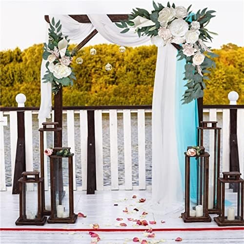 2Pcs Artificial Yellow Sunflower Wedding Arch Flowers Kit