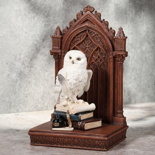 Veronese Design 9 58 Inch Snowy Owl of Wisdom Resin Figurine