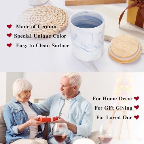 SOITIS Ceramic Urn for Human Ashes 413 Inch Memorial Keepsake Urn