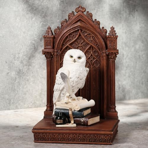 Veronese Design 9 58 Inch Snowy Owl of Wisdom Resin Figurine