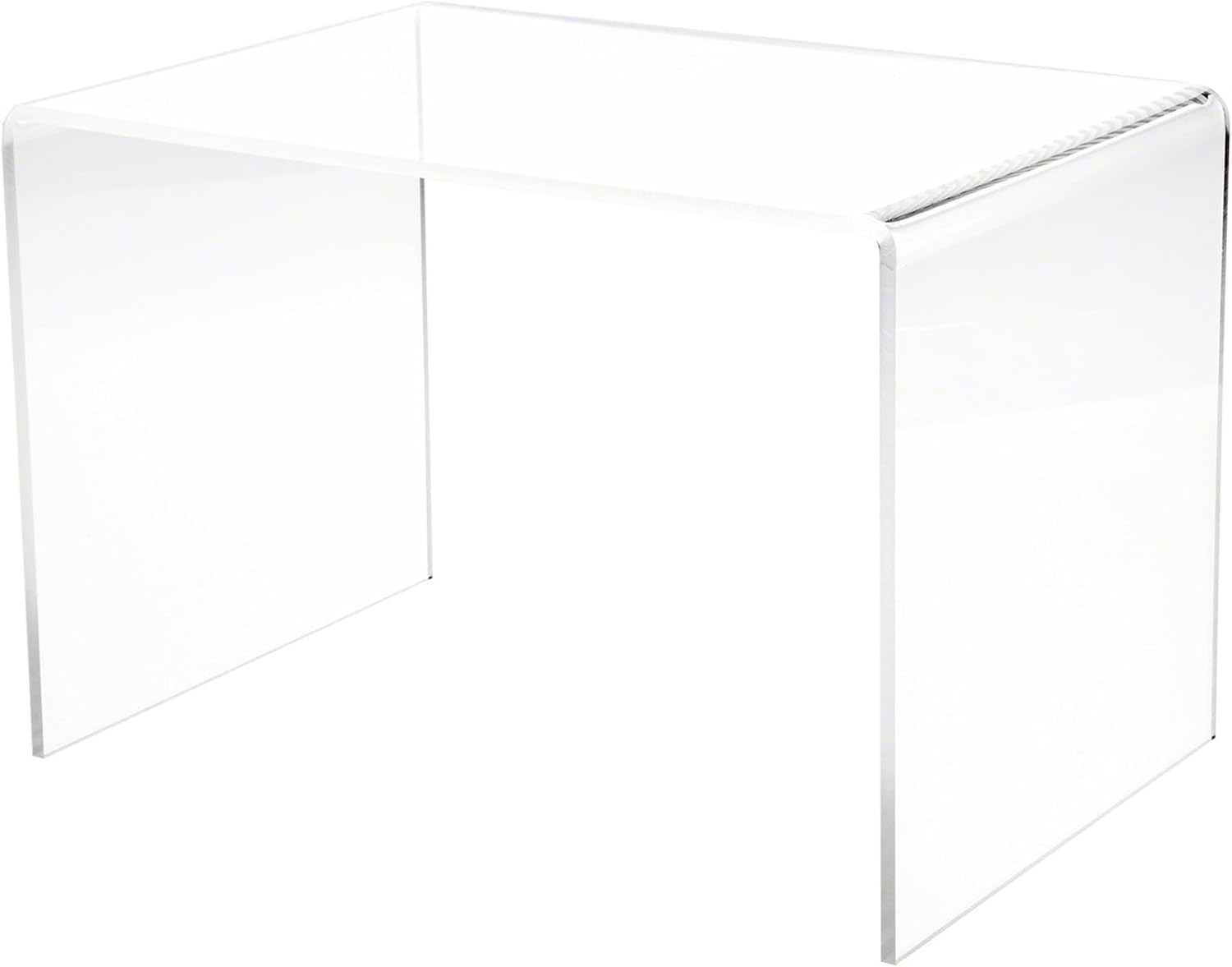 Plymor Clear Acrylic Riser Display Stand 3 Pack