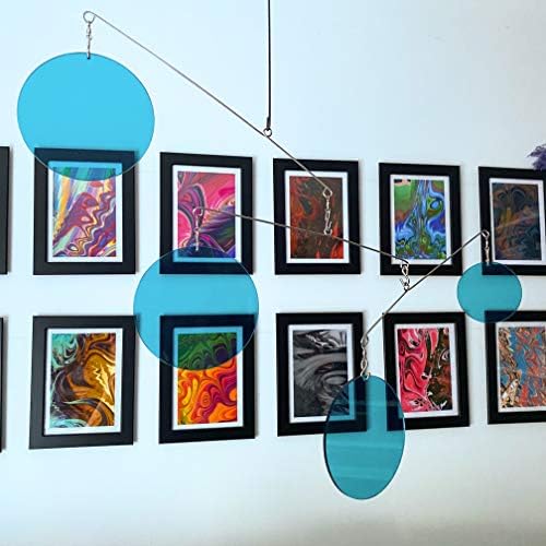 The Darling Clear Teal Kinetic Art Mobile
