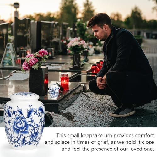 Small Keepsake Cremation Urn with Exquisite Box